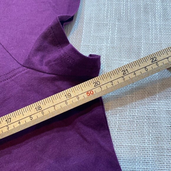 Savage X Fenty Women's Xssential Baby Pocket Tee Purple  XLarge Crop Top Short - Picture 5 of 9